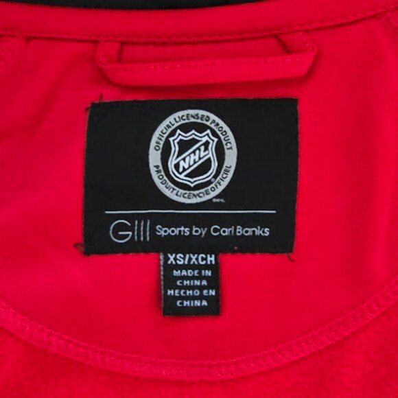 Chicago Blackhawks NHL Hockey Varsity Track Jacket Coat - Picture 7 of 12